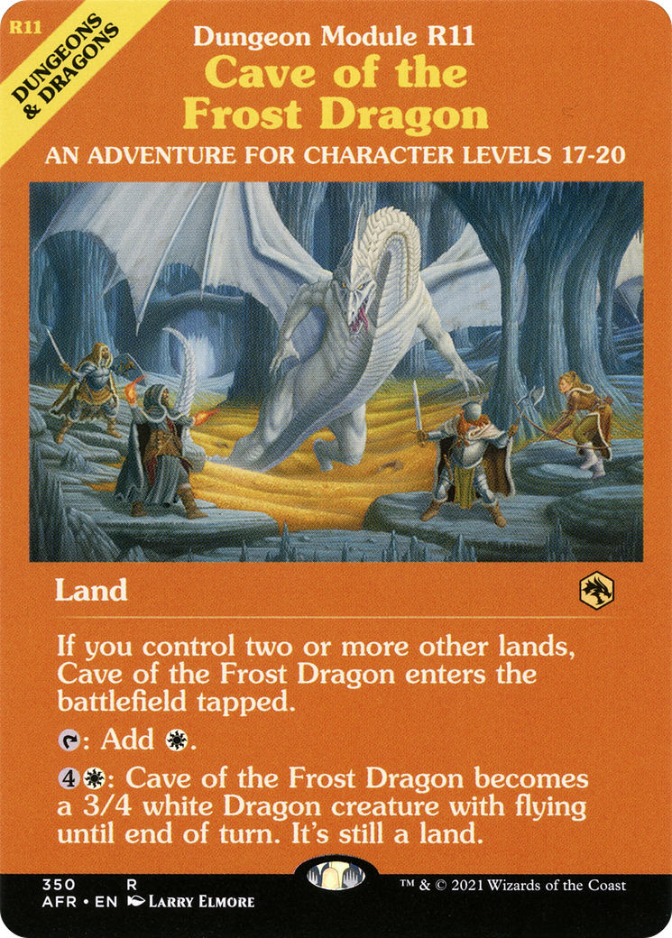 Cave of the Frost Dragon (Dungeon Module) [Dungeons & Dragons: Adventures in the Forgotten Realms] | Grognard Games