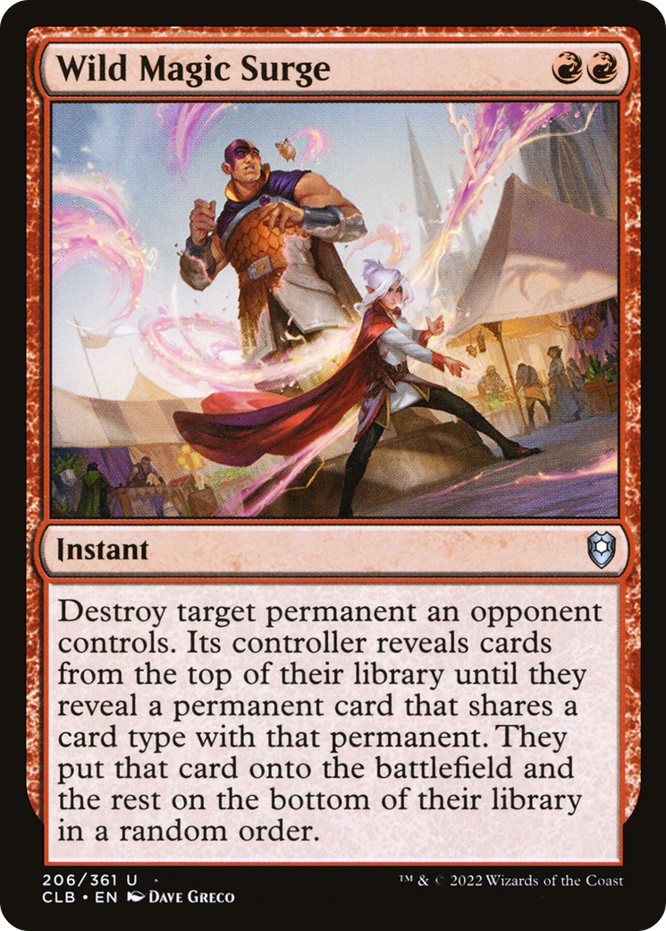 Wild Magic Surge [Commander Legends: Battle for Baldur's Gate] | Grognard Games