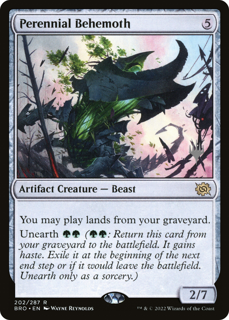 Perennial Behemoth (Promo Pack) [The Brothers' War Promos] | Grognard Games