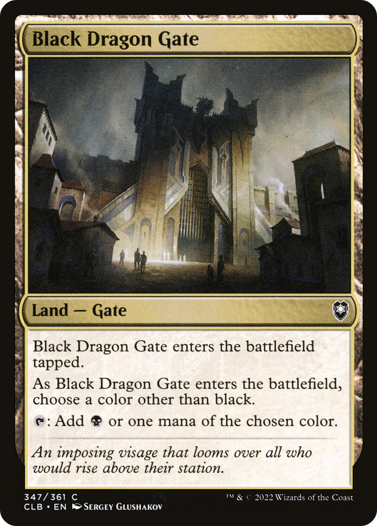 Black Dragon Gate [Commander Legends: Battle for Baldur's Gate] | Grognard Games