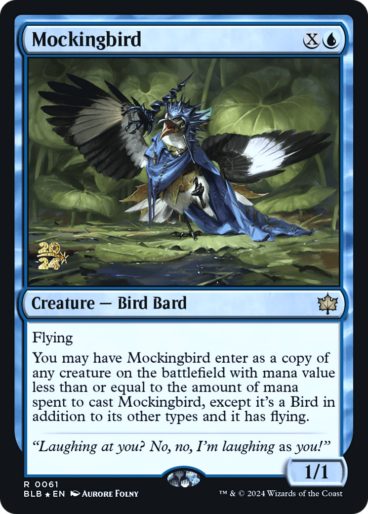 Mockingbird [Bloomburrow Prerelease Promos] | Grognard Games