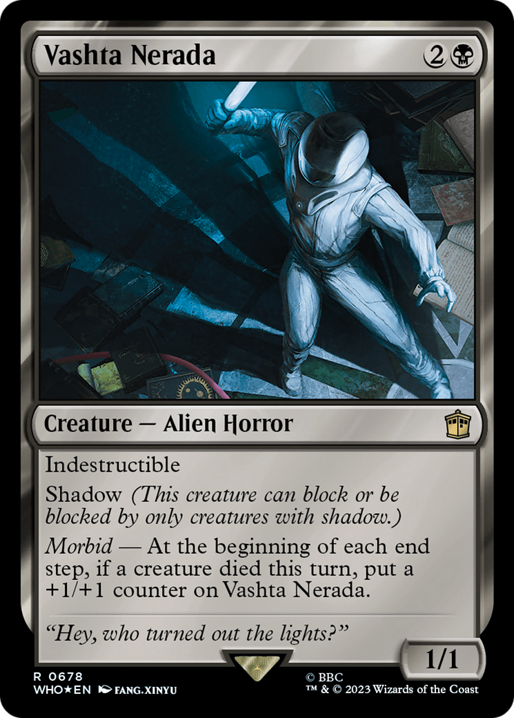 Vashta Nerada (Surge Foil) [Doctor Who] | Grognard Games