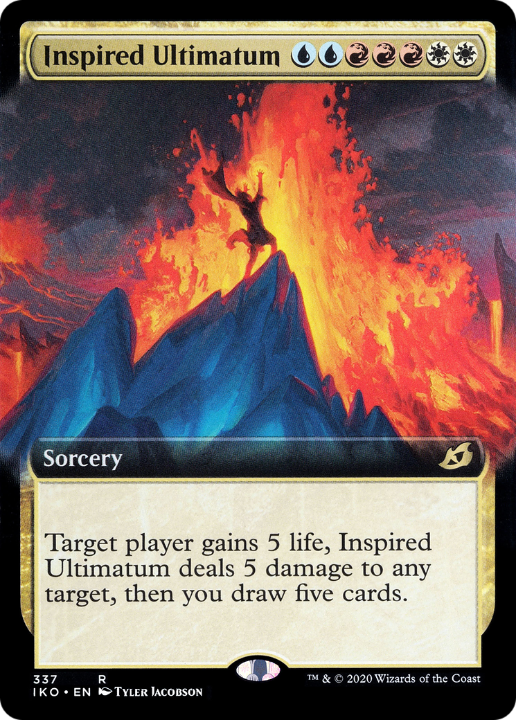 Inspired Ultimatum (Extended Art) [Ikoria: Lair of Behemoths] | Grognard Games