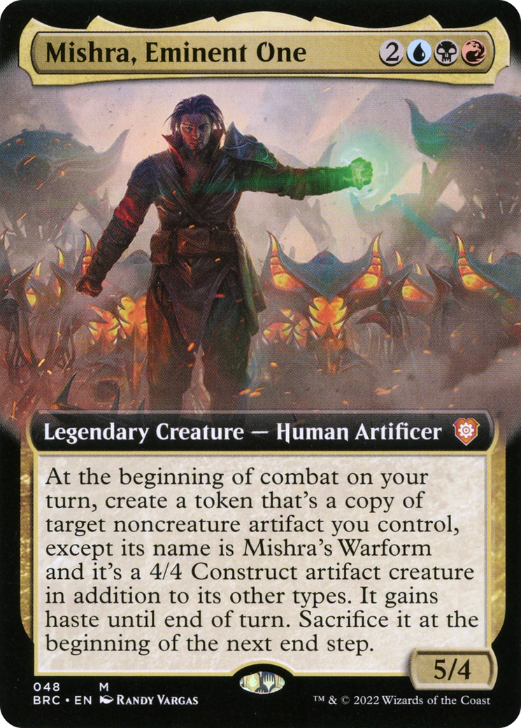 Mishra, Eminent One (Extended Art) [The Brothers' War Commander] | Grognard Games