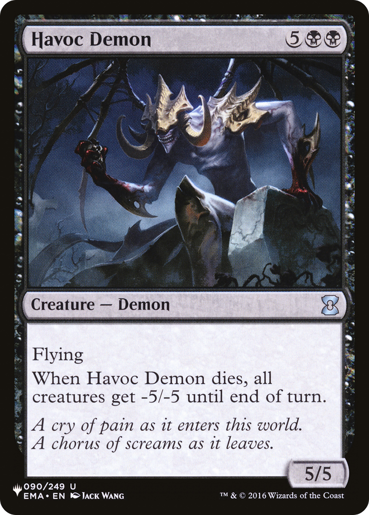 Havoc Demon [The List] | Grognard Games