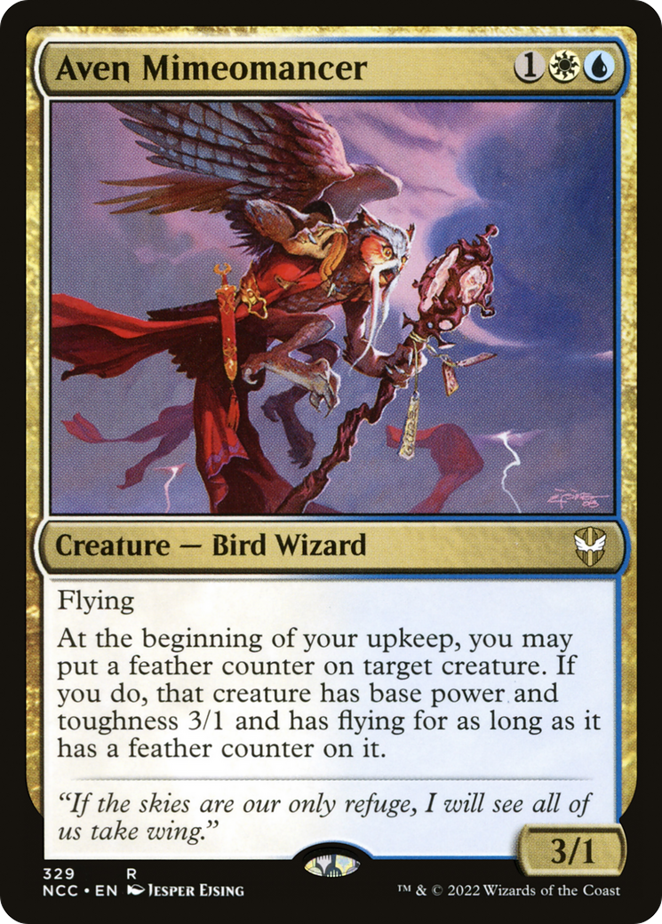 Aven Mimeomancer [Streets of New Capenna Commander] | Grognard Games
