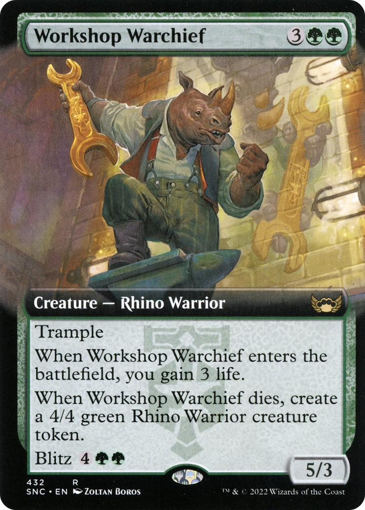 Workshop Warchief (Extended Art) [Streets of New Capenna] | Grognard Games