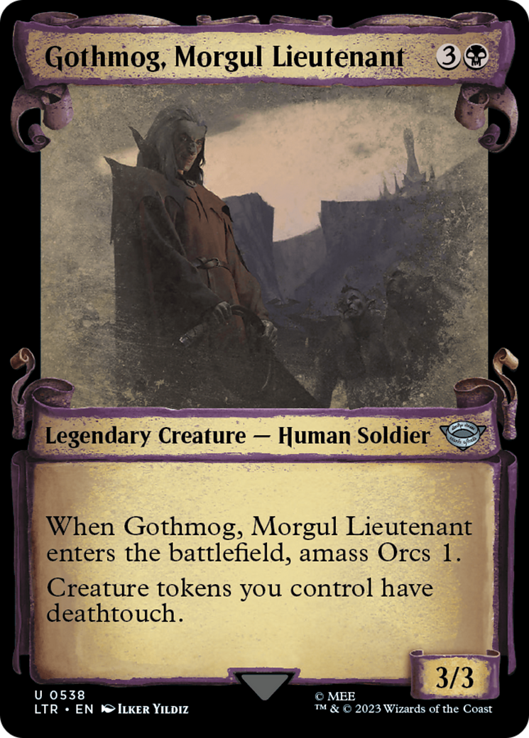 Gothmog, Morgul Lieutenant [The Lord of the Rings: Tales of Middle-Earth Showcase Scrolls] | Grognard Games