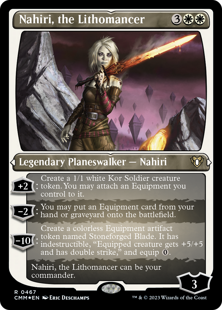 Nahiri, the Lithomancer (Foil Etched) [Commander Masters] | Grognard Games