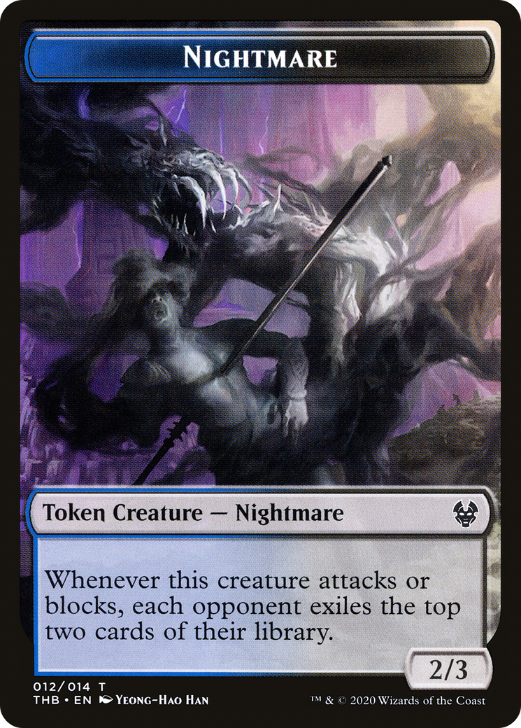 Nightmare [Theros Beyond Death Tokens] | Grognard Games
