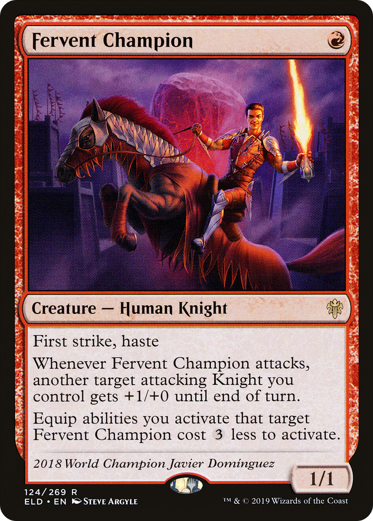 Fervent Champion [Throne of Eldraine] | Grognard Games