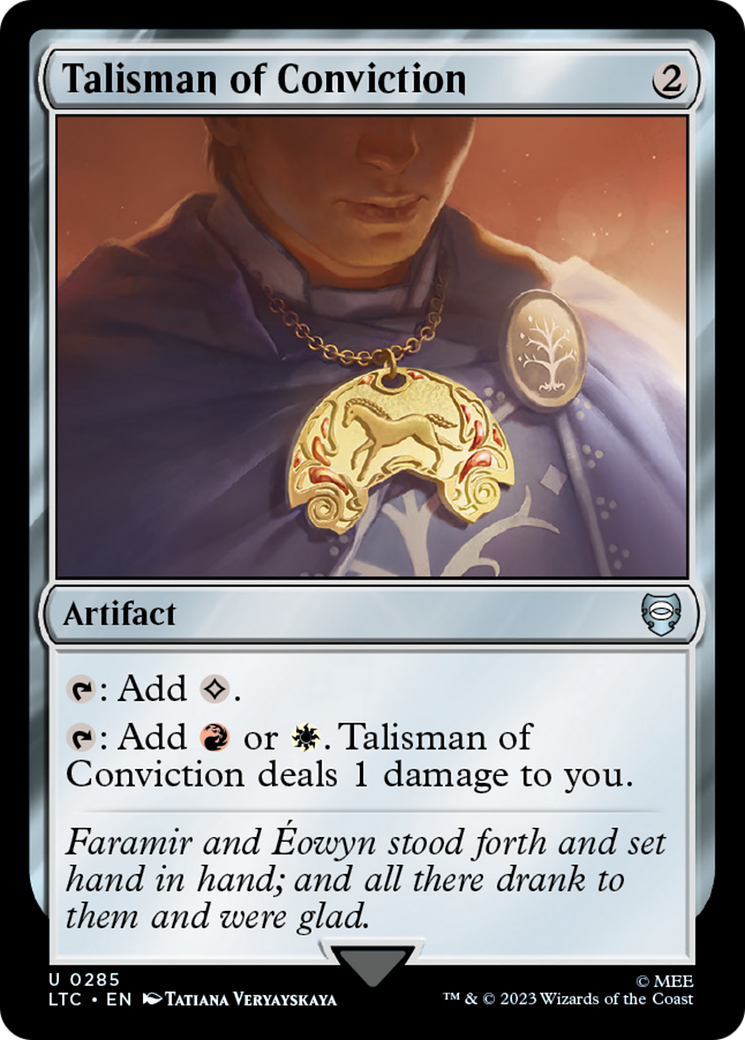 Talisman of Conviction [The Lord of the Rings: Tales of Middle-Earth Commander] | Grognard Games