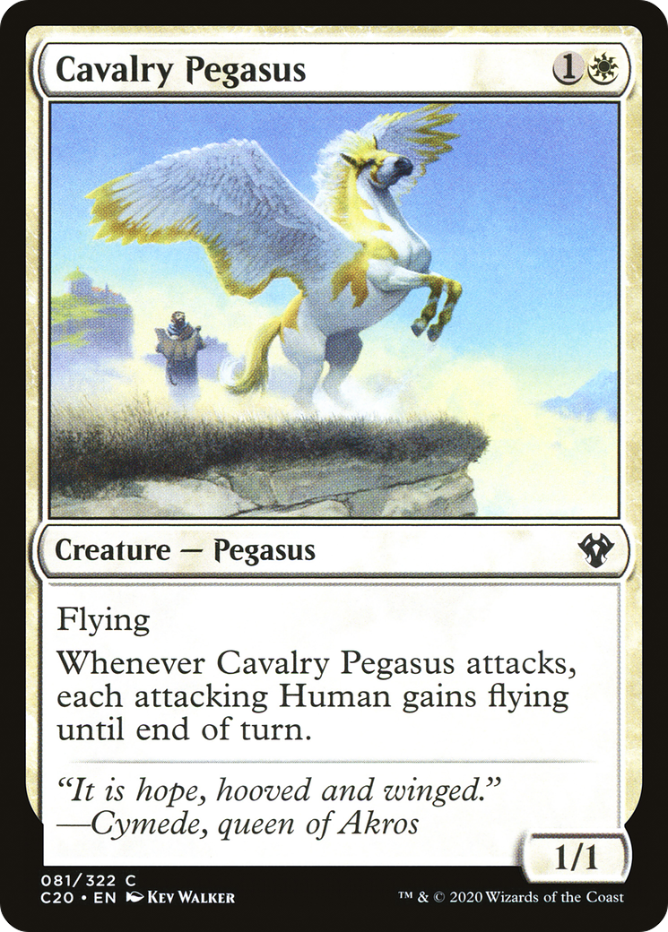 Cavalry Pegasus [Commander 2020] | Grognard Games