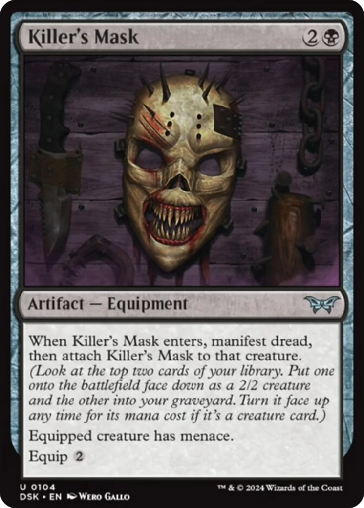 Killer's Mask [Duskmourn: House of Horror] | Grognard Games