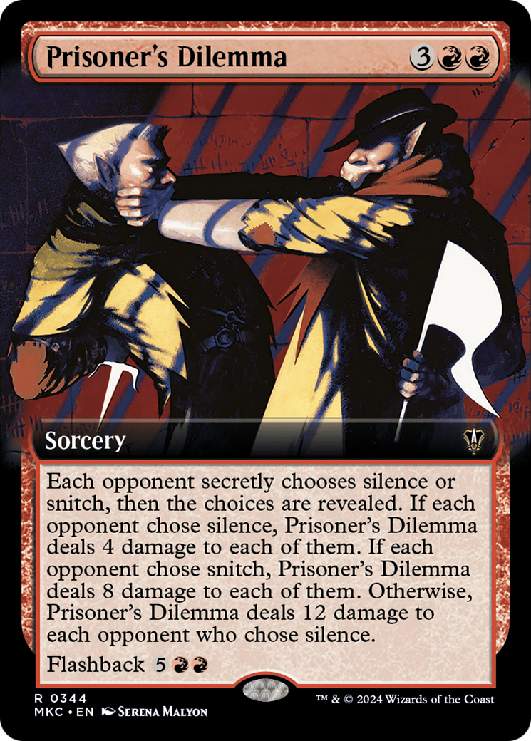 Prisoner's Dilemma (Extended Art) [Murders at Karlov Manor Commander] | Grognard Games