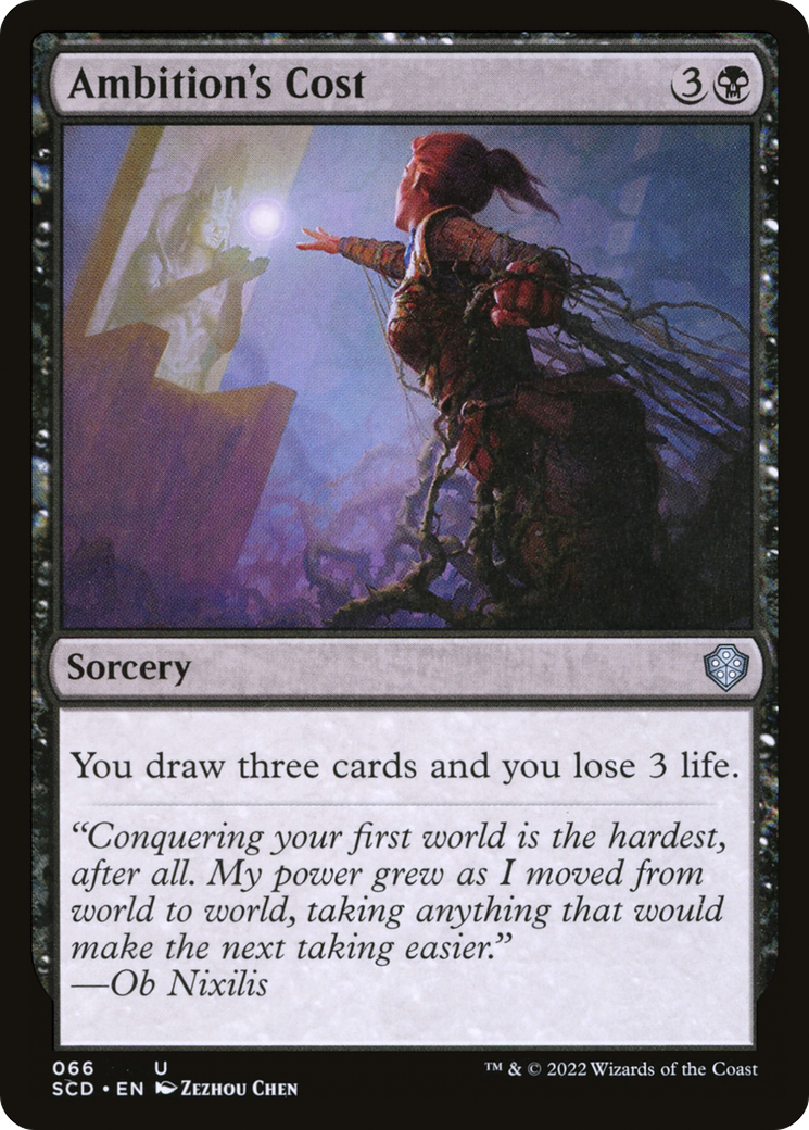 Ambition's Cost [Starter Commander Decks] | Grognard Games