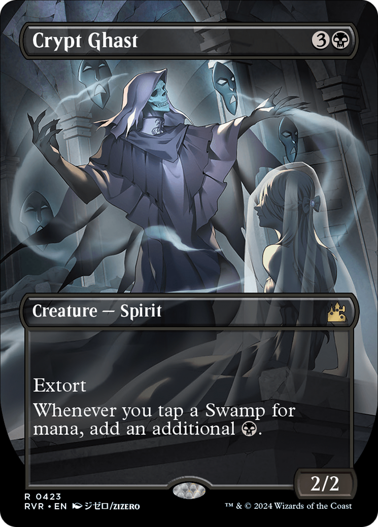 Crypt Ghast (Anime Borderless) [Ravnica Remastered] | Grognard Games