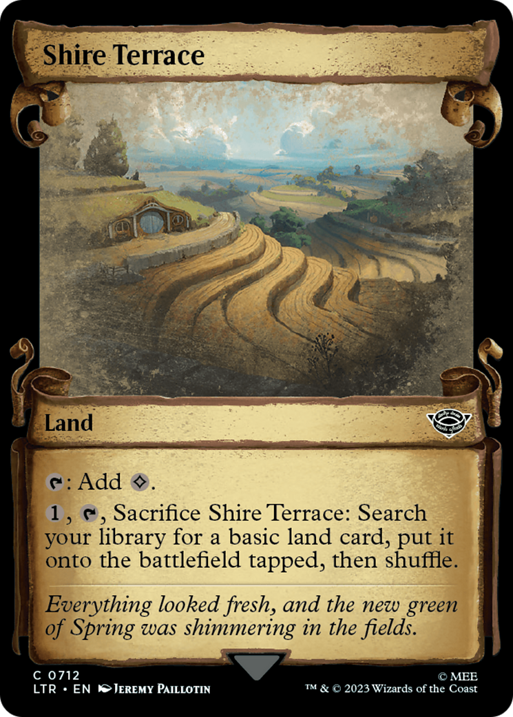 Shire Terrace [The Lord of the Rings: Tales of Middle-Earth Showcase Scrolls] | Grognard Games