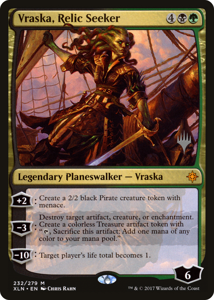 Vraska, Relic Seeker (Promo Pack) [Ixalan Promos] | Grognard Games