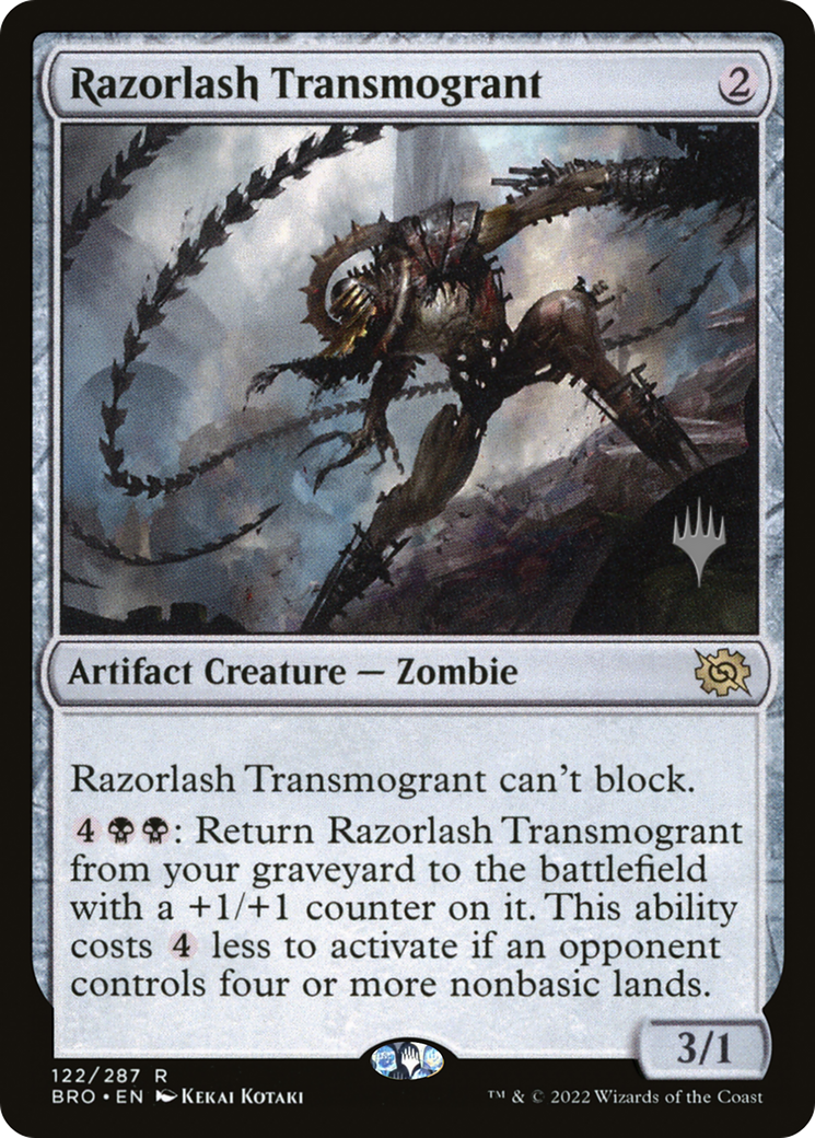 Razorlash Transmogrant (Promo Pack) [The Brothers' War Promos] | Grognard Games