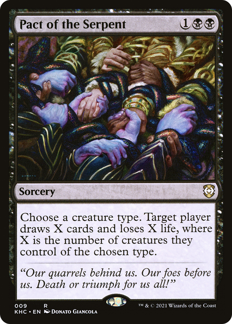Pact of the Serpent [Kaldheim Commander] | Grognard Games
