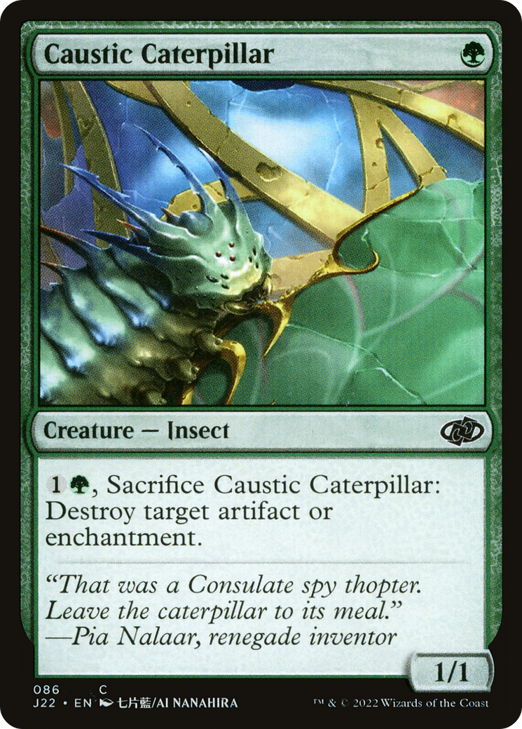Caustic Caterpillar [Jumpstart 2022] | Grognard Games