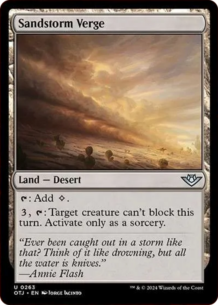 Sandstorm Verge [Outlaws of Thunder Junction] | Grognard Games