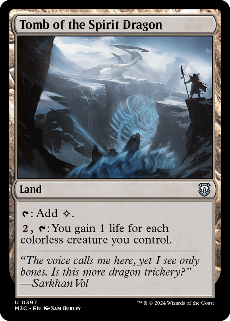 Tomb of the Spirit Dragon [Modern Horizons 3 Commander] | Grognard Games