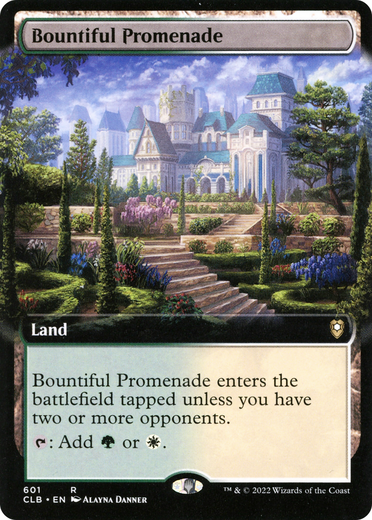 Bountiful Promenade (Extended Art) [Commander Legends: Battle for Baldur's Gate] | Grognard Games
