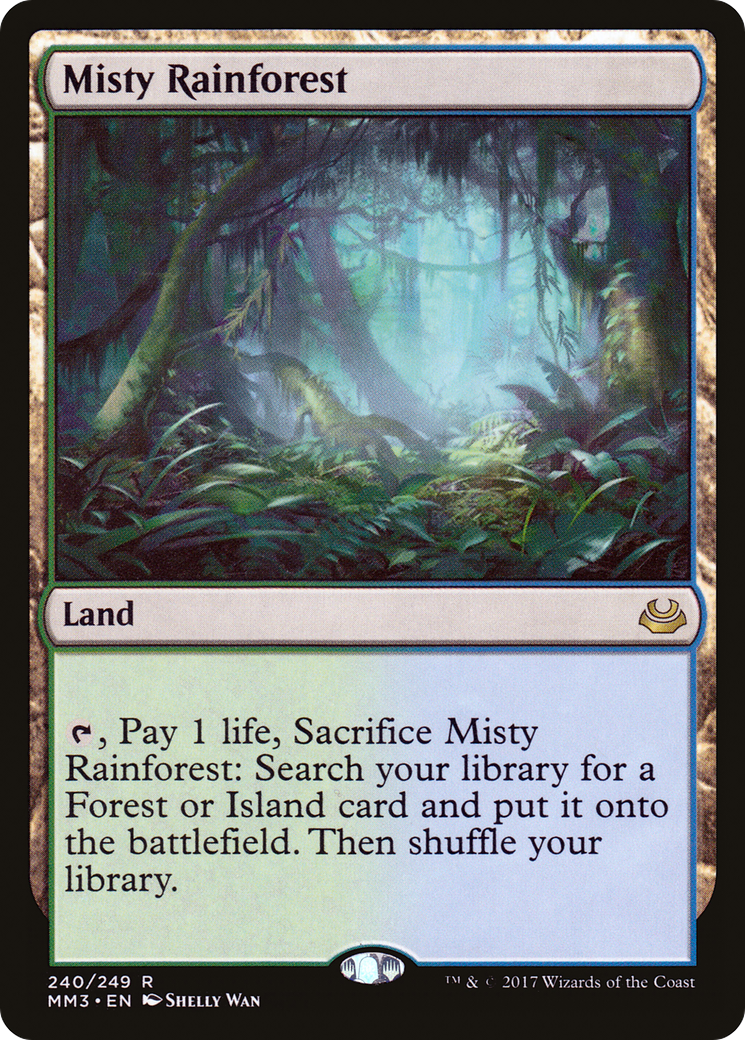 Misty Rainforest [Modern Masters 2017] | Grognard Games