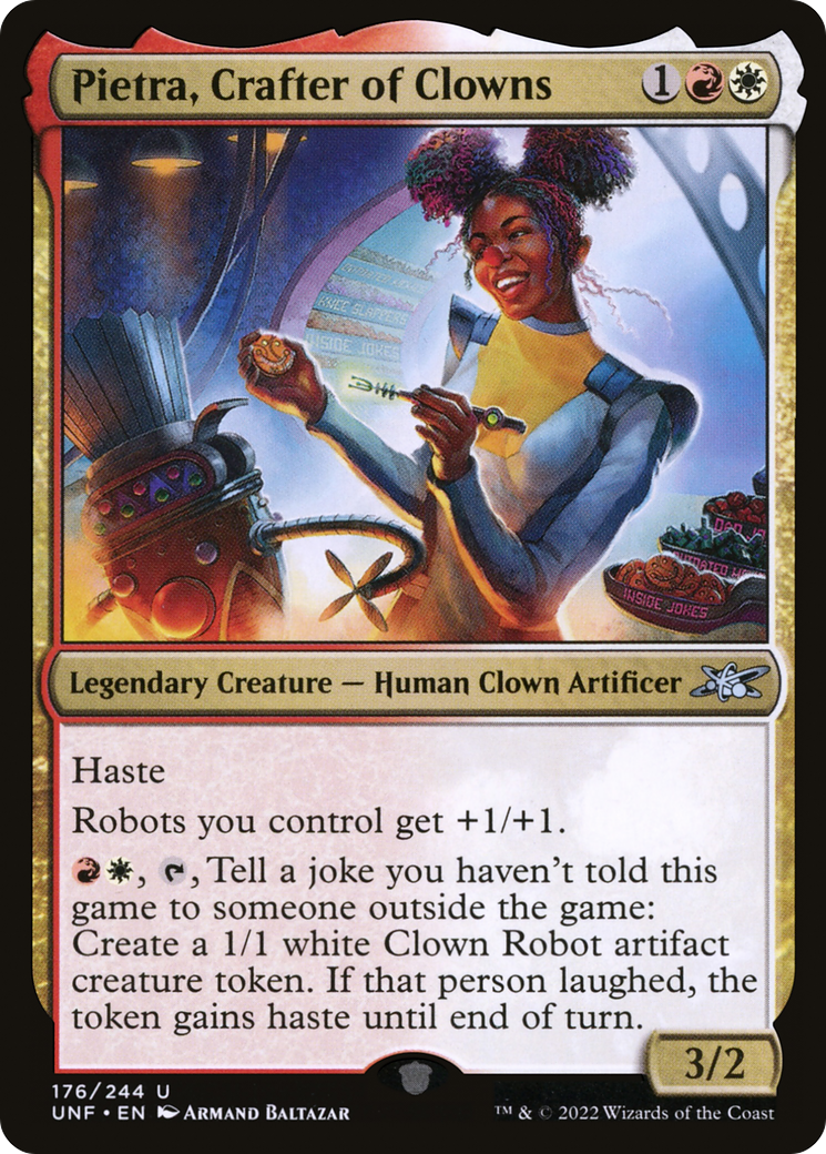 Pietra, Crafter of Clowns [Unfinity] | Grognard Games