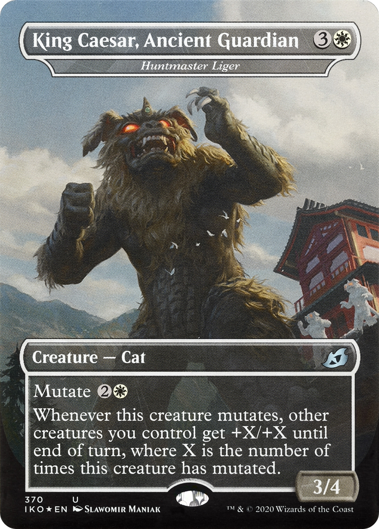Huntmaster Liger - King Caesar, Ancient Guardian (Godzilla Series) [Ikoria: Lair of Behemoths] | Grognard Games