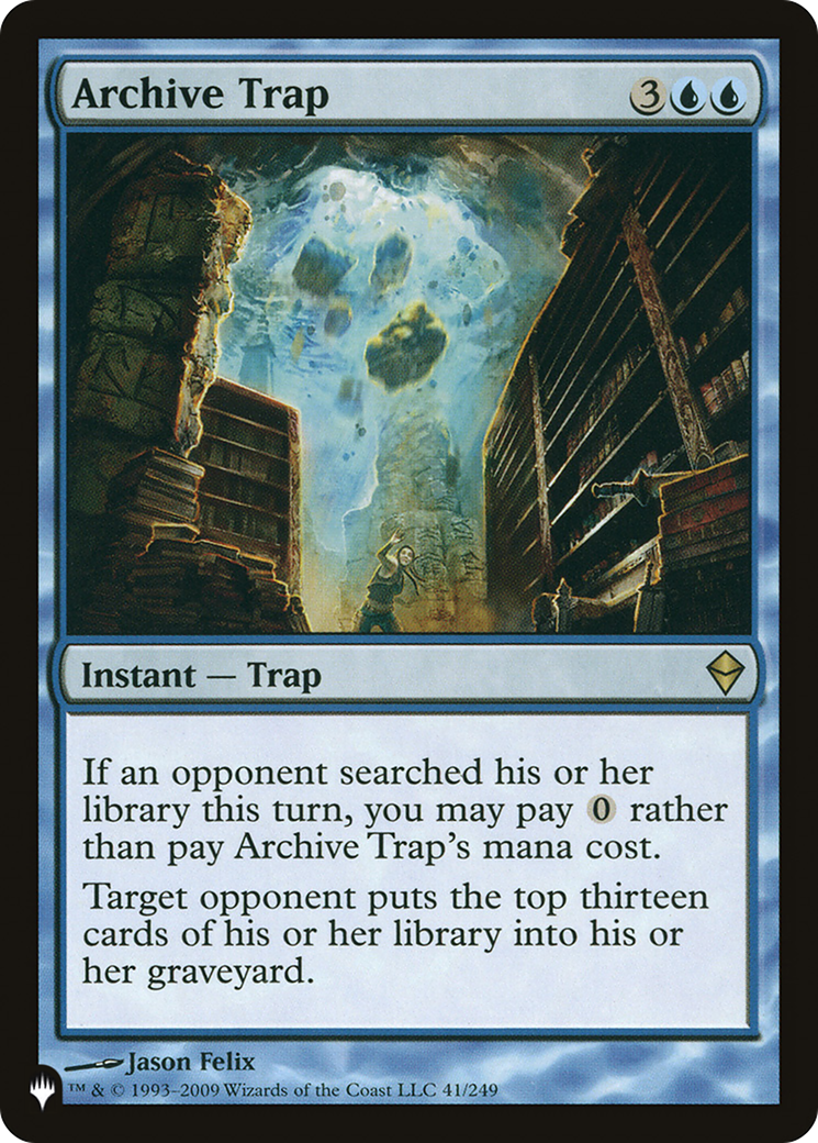 Archive Trap [The List] | Grognard Games