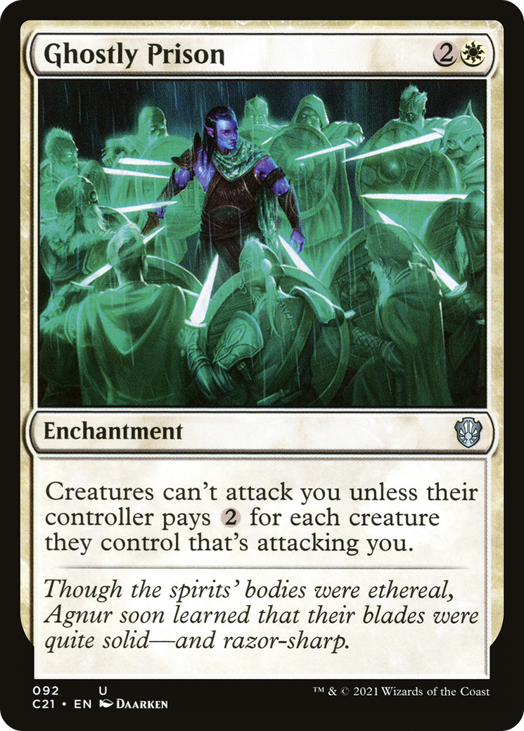 Ghostly Prison [Commander 2021] | Grognard Games
