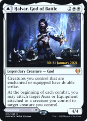Halvar, God of Battle // Sword of the Realms [Kaldheim Prerelease Promos] | Grognard Games