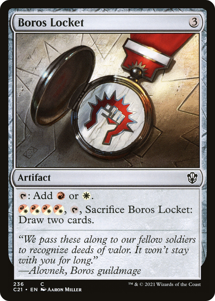 Boros Locket [Commander 2021] | Grognard Games
