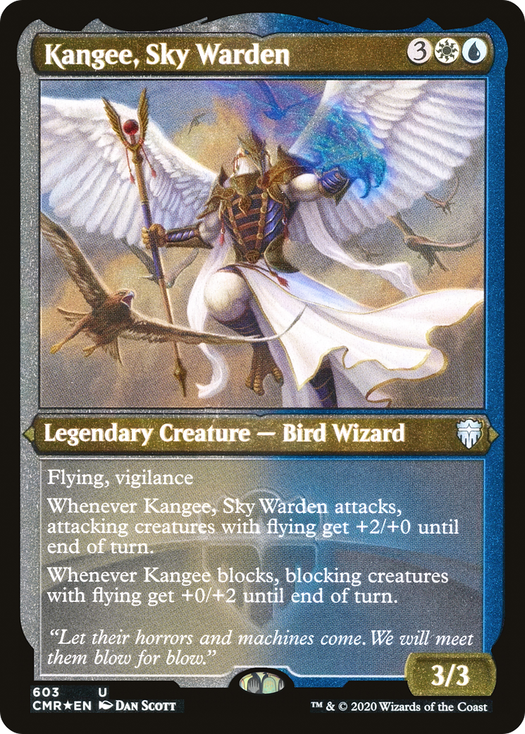 Kangee, Sky Warden (CMR-603) - Commander Legends Foil | Grognard Games