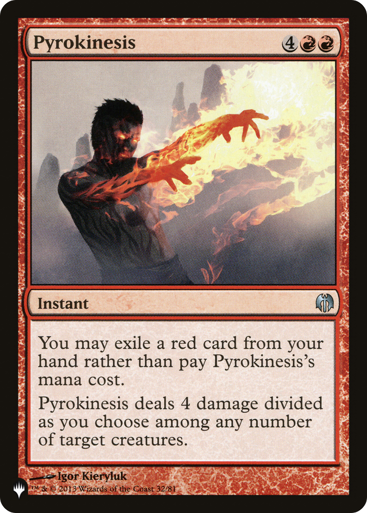 Pyrokinesis [The List] | Grognard Games
