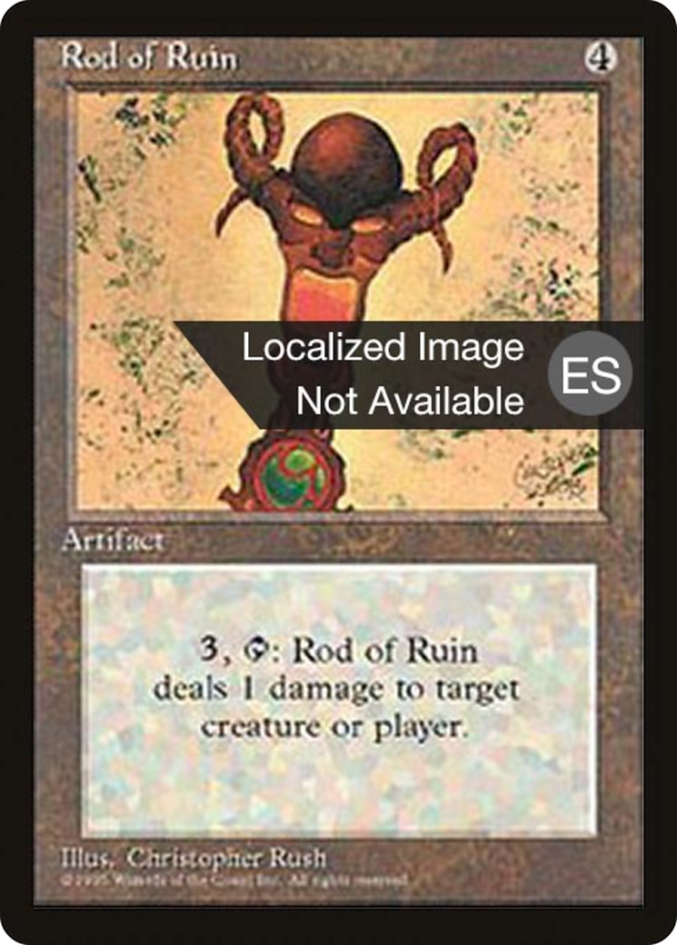 Rod of Ruin [Fourth Edition (Foreign Black Border)] | Grognard Games