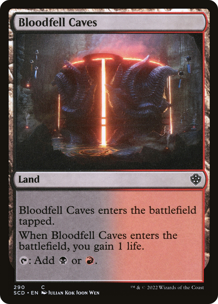 Bloodfell Caves [Starter Commander Decks] | Grognard Games
