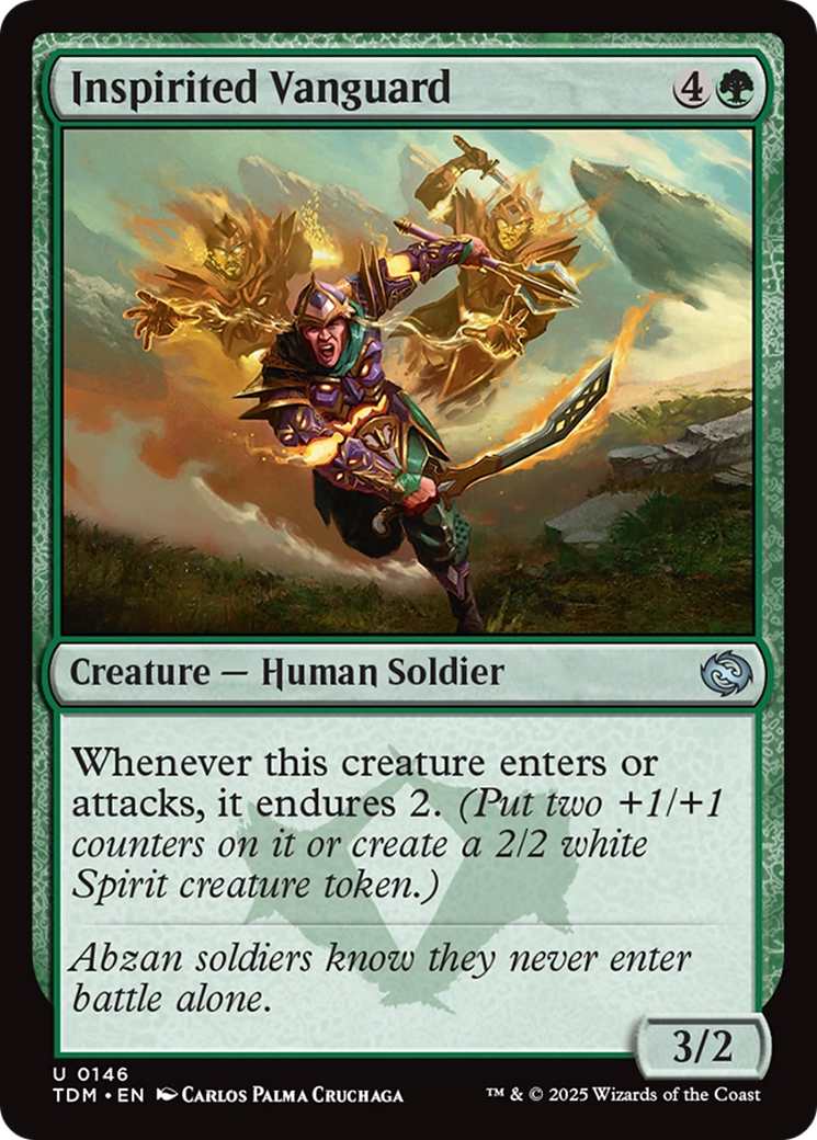 Inspirited Vanguard [Tarkir: Dragonstorm] | Grognard Games