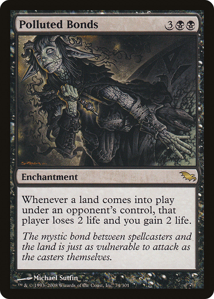 Polluted Bonds (SHM-074) - Shadowmoor | Grognard Games