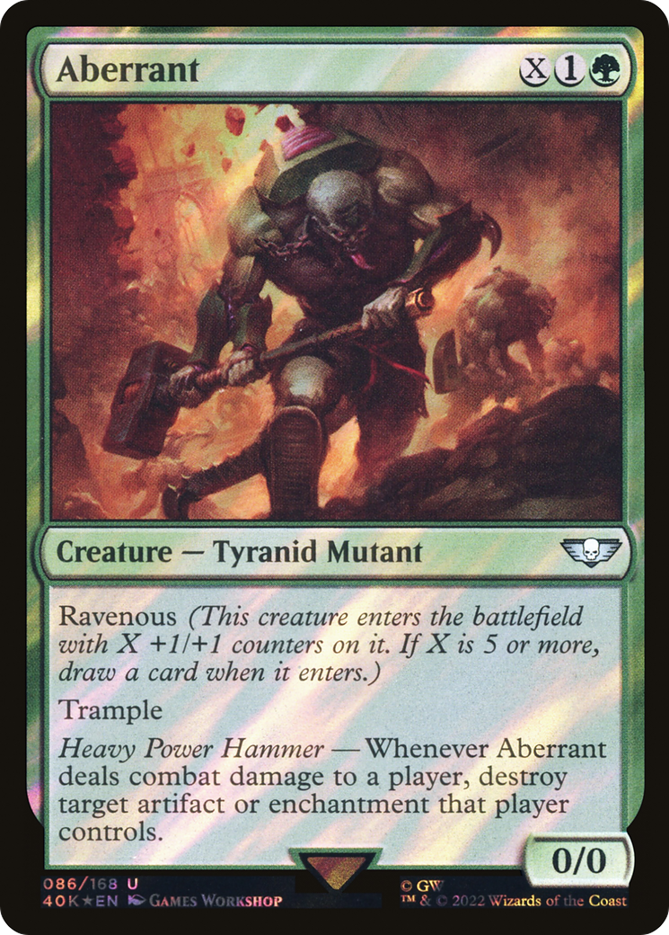 Aberrant (Surge Foil) [Universes Beyond: Warhammer 40,000] | Grognard Games