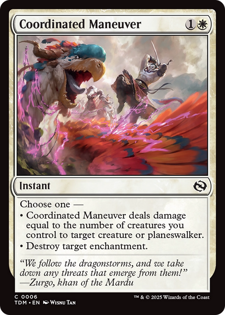 Coordinated Maneuver [Tarkir: Dragonstorm] | Grognard Games