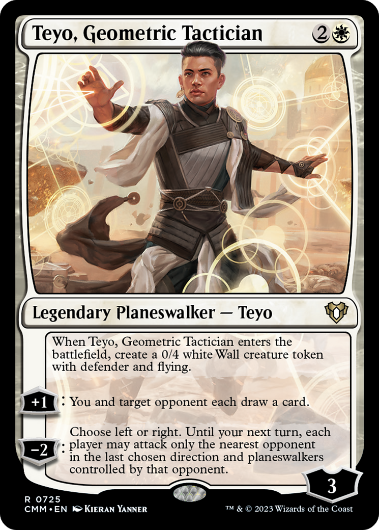 Teyo, Geometric Tactician [Commander Masters] | Grognard Games