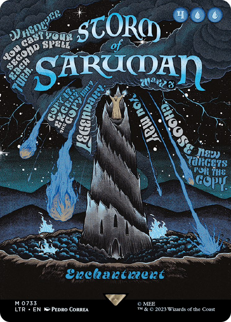 Storm of Saruman (Borderless Poster) [The Lord of the Rings: Tales of Middle-Earth] | Grognard Games