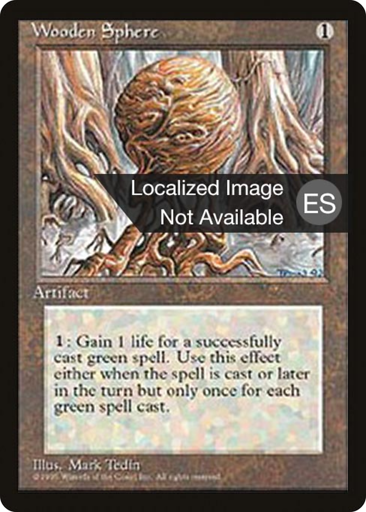 Wooden Sphere [Fourth Edition (Foreign Black Border)] | Grognard Games