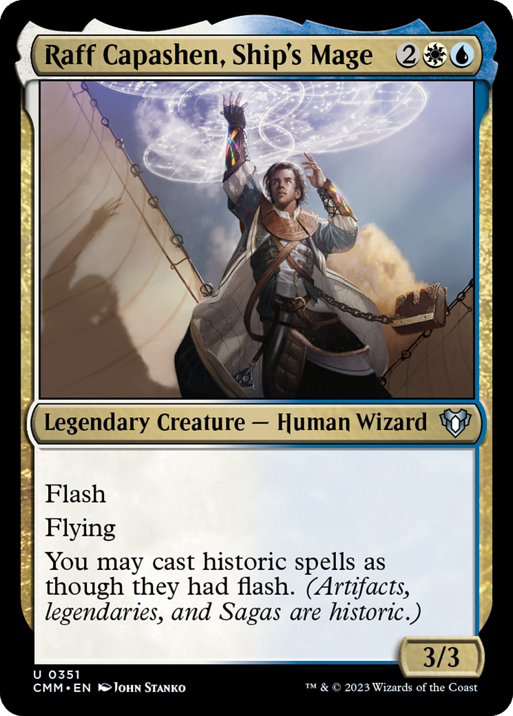 Raff Capashen, Ship's Mage [Commander Masters] | Grognard Games
