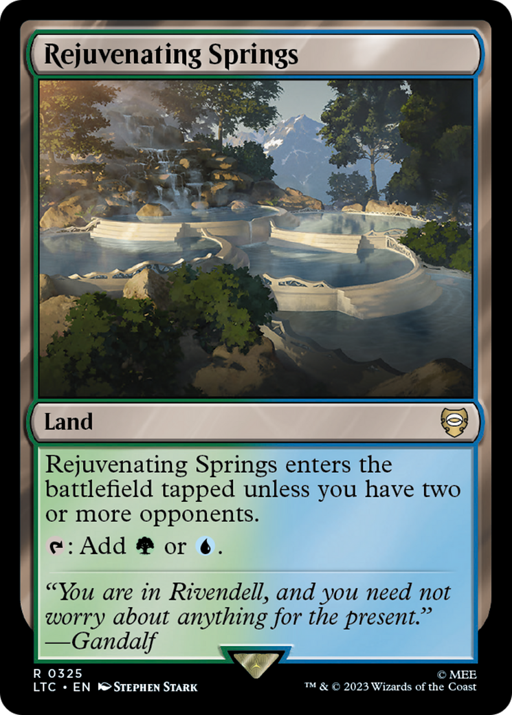 Rejuvenating Springs [The Lord of the Rings: Tales of Middle-Earth Commander] | Grognard Games