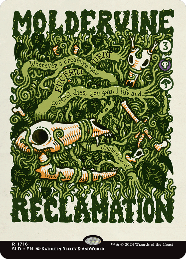 Moldervine Reclamation (SLD-1716) - Secret Lair Drop (Borderless) Foil | Grognard Games